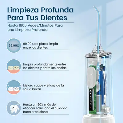 Duș bucal portabil Y208, irigator oral, 5 moduri